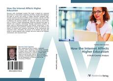 Buchcover von How the Internet Affects Higher Education