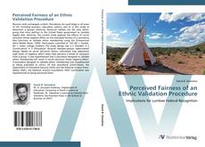Couverture de Perceived Fairness of an Ethnic Validation Procedure