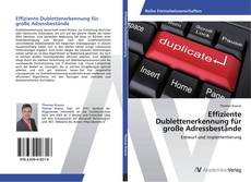 Buchcover von Effiziente Dublettenerkennung für große Adressbestände