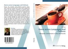 Capa do livro de Genre across Languages and Cultures 