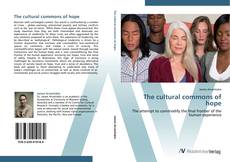 The cultural commons of hope kitap kapağı