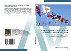 Buchcover von Analyse politischer Sprache an Hand aktueller Beispiele