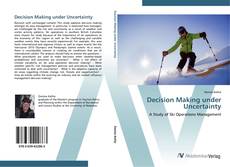 Capa do livro de Decision Making under Uncertainty 