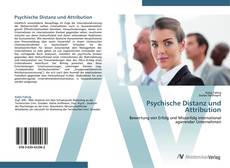 Capa do livro de Psychische Distanz und Attribution 