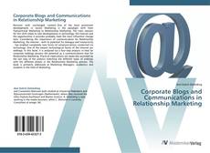 Обложка Corporate Blogs and Communications in Relationship Marketing