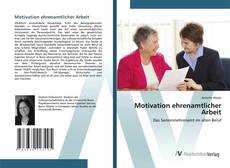 Capa do livro de Motivation ehrenamtlicher Arbeit 