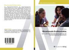 Binationale Erstkontakte kitap kapağı