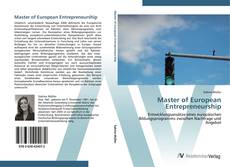 Copertina di Master of European Entrepreneurship