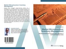 Capa do livro de Market Microstructure: Inventory Management 