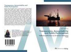 Bookcover of Transparency, Accountability and Public Participation