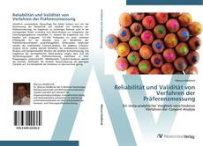 Bookcover of Reliabilität und Validität von Verfahren der Präferenzmessung