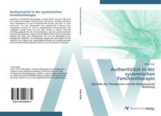 Bookcover of Authentizität in der systemischen Familientherapie