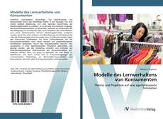 Buchcover von Modelle des Lernverhaltens von Konsumenten