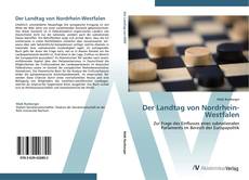 Bookcover of Der Landtag von Nordrhein-Westfalen