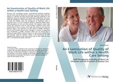 Обложка An Examination of Quality of Work Life within a Health Care Setting