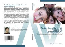 Обложка Soziale Kognitionen bei Kindern mit Lernbehinderung