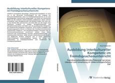 Обложка Ausbildung interkultureller Kompetenz im Fremdsprachenunterricht