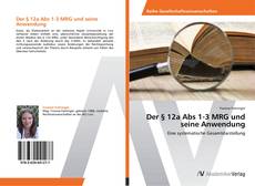 Обложка Der § 12a Abs 1-3 MRG und seine Anwendung