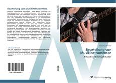 Bookcover of Beurteilung von Musikinstrumenten