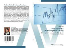 Capa do livro de Freiberufliche Gründungsforschung 