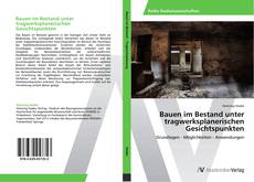 Portada del libro de Bauen im Bestand unter tragwerksplanerischen Gesichtspunkten