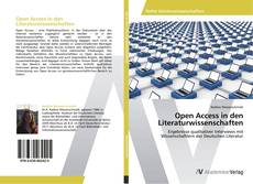 Open Access in den Literaturwissenschaften kitap kapağı