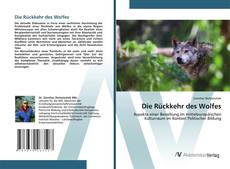 Capa do livro de Die Rückkehr des Wolfes 