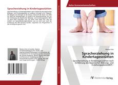 Spracherziehung in Kindertagesstätten kitap kapağı