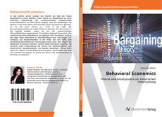 Behavioral Economics kitap kapağı