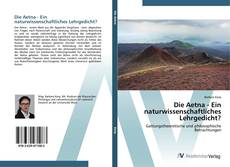 Bookcover of Die Aetna - Ein naturwissenschaftliches Lehrgedicht?