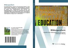 Buchcover von Bildungsreform