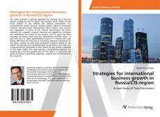 Buchcover von Strategies for international business growth in Russia/CIS-region