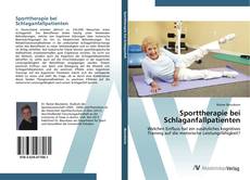 Capa do livro de Sporttherapie bei Schlaganfallpatienten 