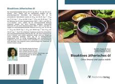 Bookcover of Bioaktives ätherisches öl