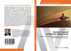 Capa do livro de Venture Capital  erfolgreich akquirieren 