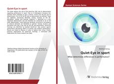 Bookcover of Quiet-Eye in sport