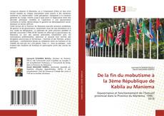 De la fin du mobutisme à la 3ème République de Kabila au Maniema kitap kapağı