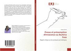 Buchcover von Presse et présomption d'innocence au Burkina Faso
