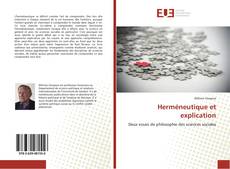 Herméneutique et explication的封面
