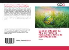 Copertina di Gestión integral de RSU en Tampico Tamaulipas: fines de sustentabilidad