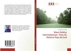 Capa do livro de Biens Publics Internationaux : Pays du Nord vs Pays du Sud 