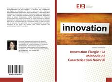 Portada del libro de Innovation Élargie : La Méthode de Caractérisation Noov'LR