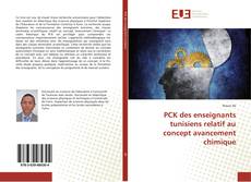 Buchcover von PCK des enseignants tunisiens relatif au concept avancement chimique