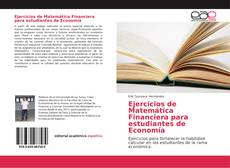 Ejercicios de Matemática Financiera para estudiantes de Economía kitap kapağı