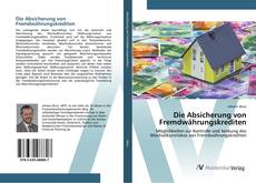 Обложка Die Absicherung von Fremdwährungskrediten