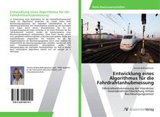Capa do livro de Entwicklung eines Algorithmus für die Fahrdrahtanhubmessung 