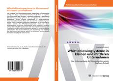 Bookcover of Whistleblowingsysteme in kleinen und mittleren Unternehmen
