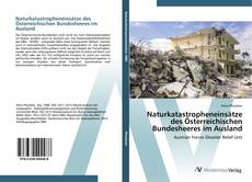 Bookcover of Naturkatastropheneinsätze des Österreichischen Bundesheeres im Ausland
