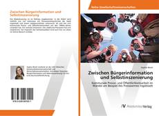 Copertina di Zwischen Bürgerinformation und Selbstinszenierung