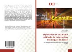 Buchcover von Exploration et test d'une méthode de priorisation des risques en santé